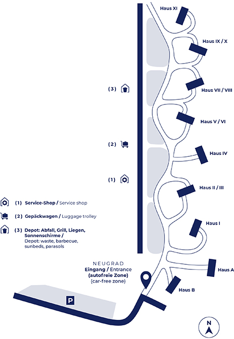 Neugrad Plan de situation