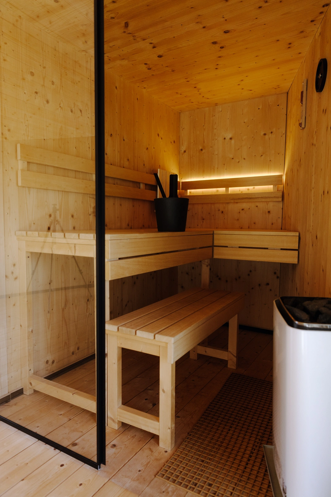 Private Sauna für Wellness im Urlaub in der Eifel